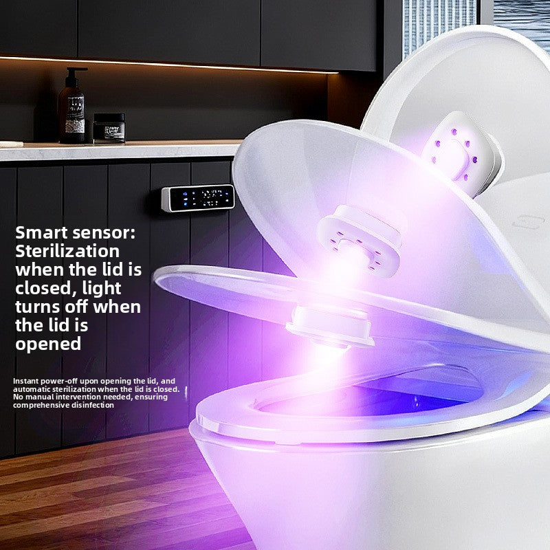 UV-C Toilet Lid Sanitizer, Helps Reduce Odors, Automatic 99-Second Cycle