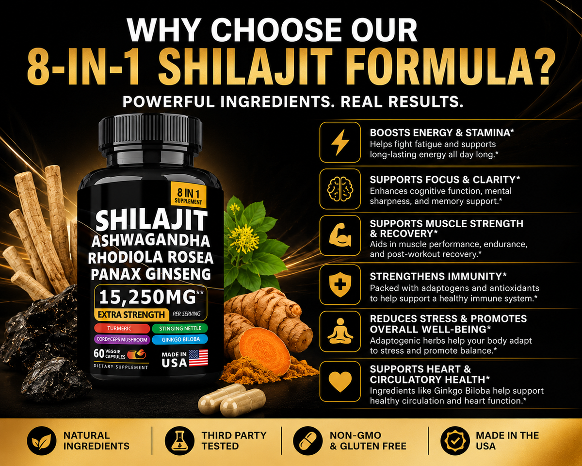 Shilajit Capsules 50% Off Sale Ends Soon! 🔥