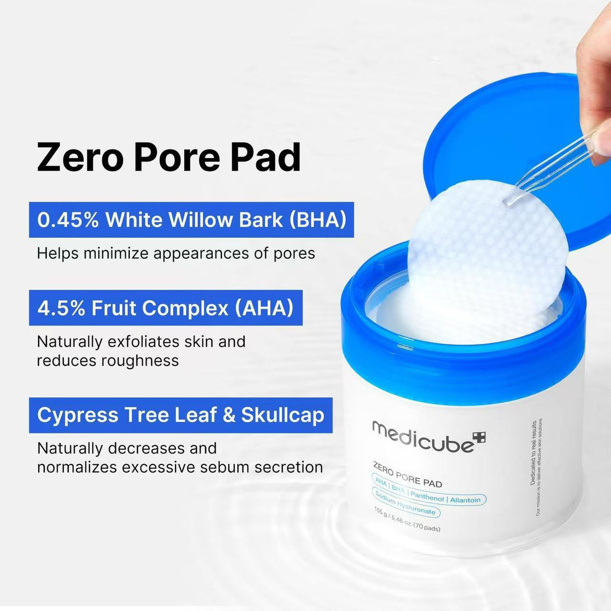 Lactic Acid Moisturizing Cleansing Pads