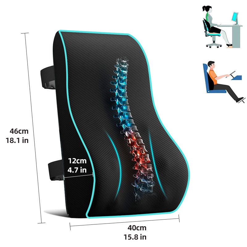 Car lumbar support cushion