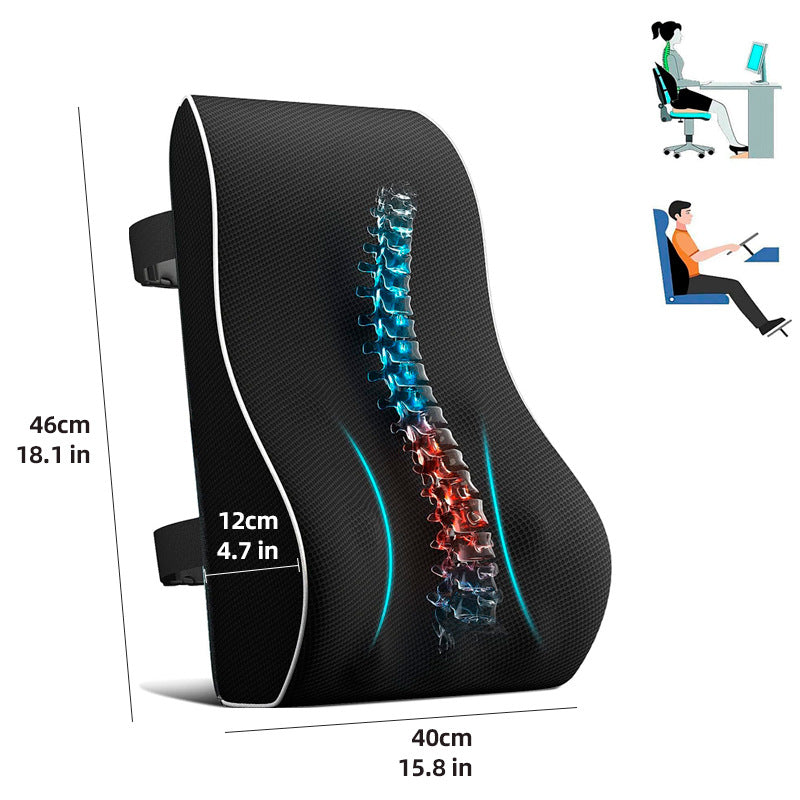 Car lumbar support cushion